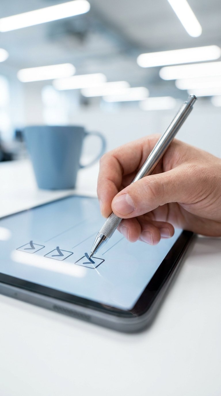 Hand checking box digital tablet 202607081844