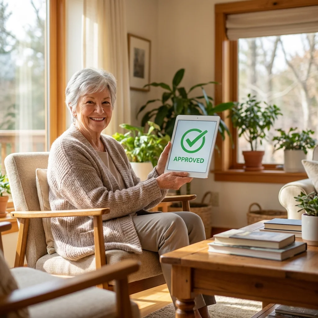 Senior woman holding digital tablet 202607090226
