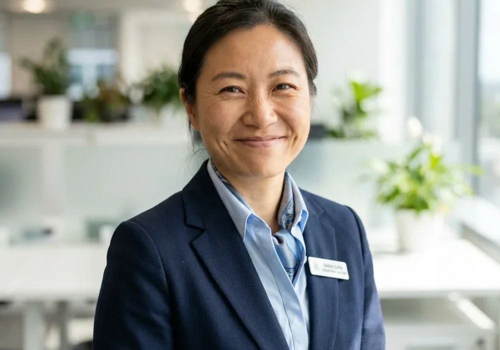 Insurance specialist smiling in … 202607090227