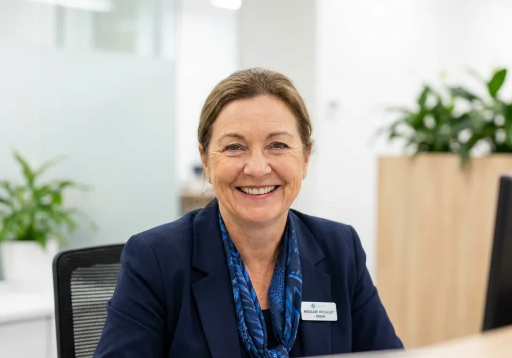 Medicare specialist smiling in o… 202607090215